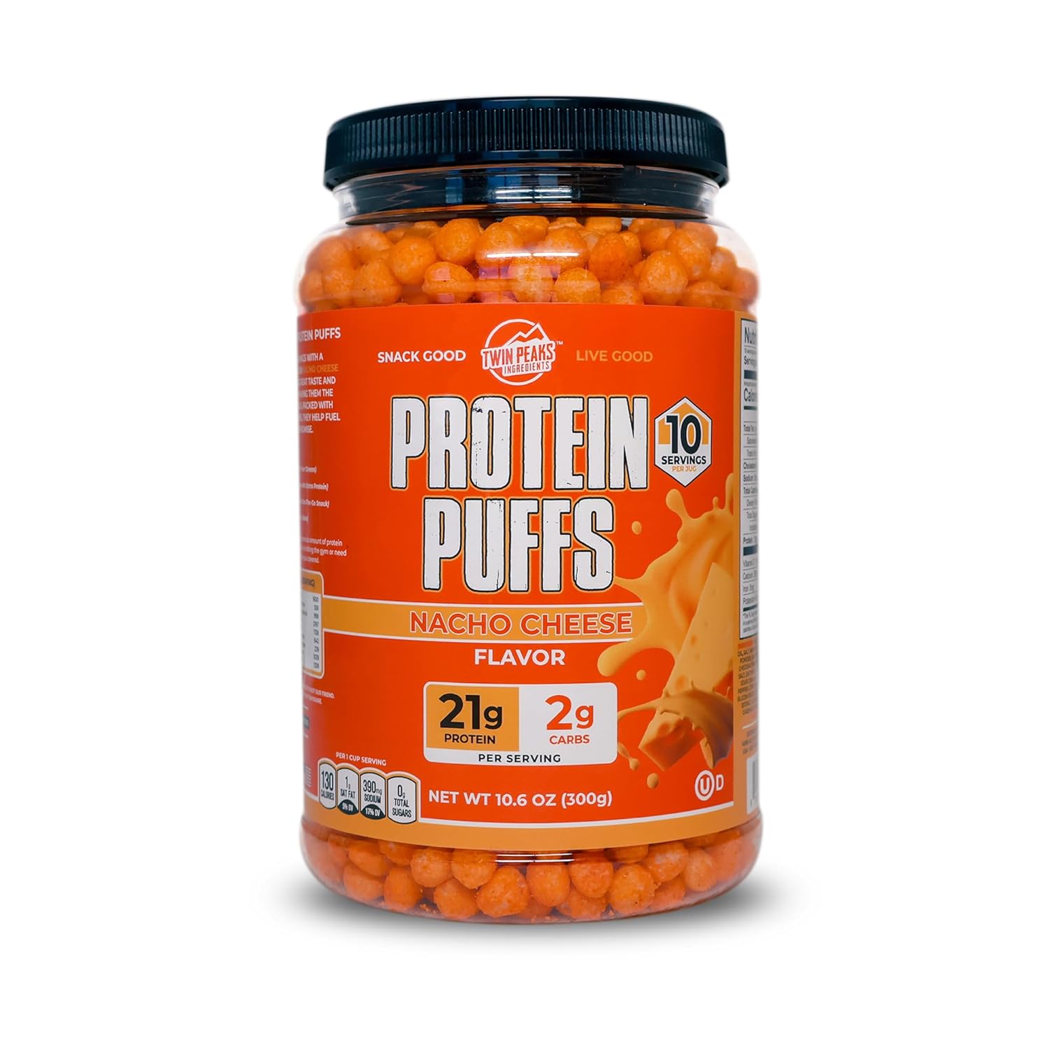Twin Peaks Protein Puffs Nacho Cheese